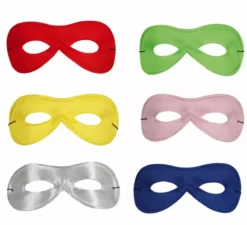 Pierrot Maschera di seta Multicolore Multicolore Extra Assortito