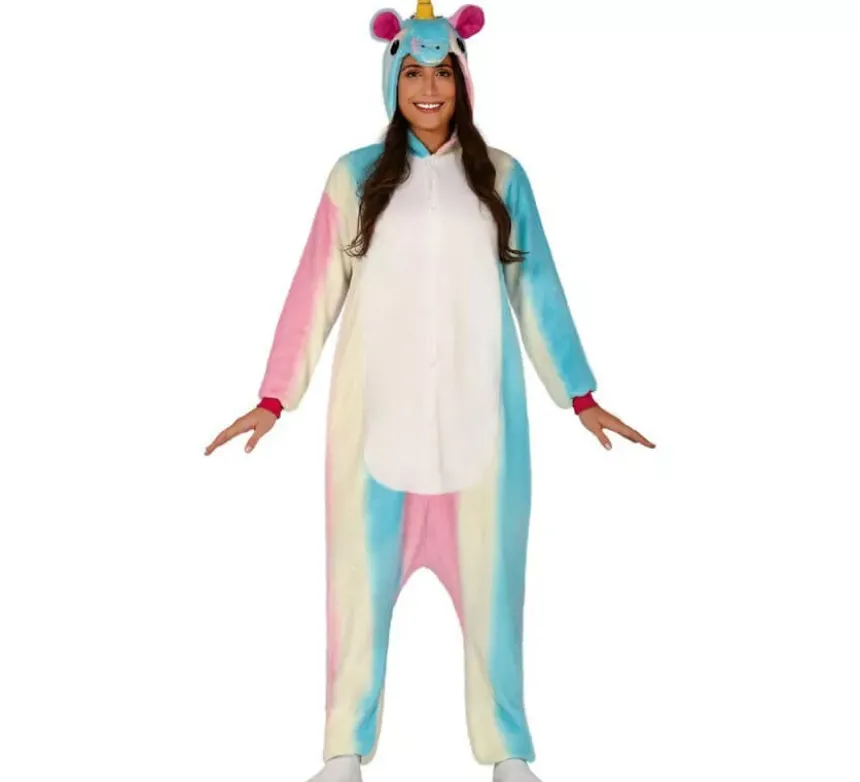 Pigiama Unicorno multicolore per adulti