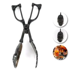 Pinza Skeleton per insalata nera 28x8,5 cm