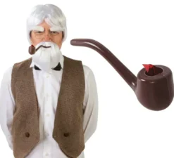 Pipa da fumo di un uomo d' affari o detective
