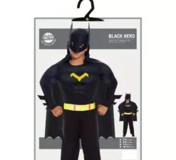 Pipistrello costume da eroe per un ragazzo