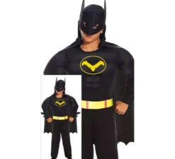 Pipistrello costume da eroe per un ragazzo
