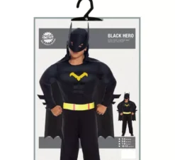 Pipistrello costume da eroe per un ragazzo