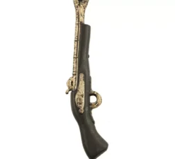 Pirata nera e oro trombetta da 42 cm
