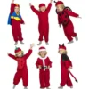 Più rosso 6 in 1 costume per bambini e neonati