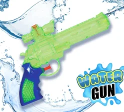 Pistola ad Acqua Colorata Trasparente 23 cm