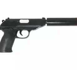 Pistola con silenziatore da 25 cm