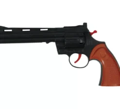Pistola giocattolo da cowboy in plastica da 25 cm