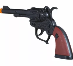 Pistola nera da cowboy corta da 20 cm