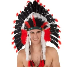 Plume of Feathers Grande capo indiano di 80x60 cm