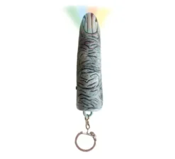 Portachiavi Zombie Finger con Luce 2,55 X 2,55 X 9 cm