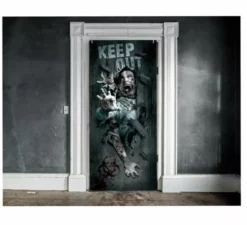 Porta decorativa per l'attacco degli zombi 80 x 180 cm