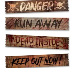 4 Poster per finestre da parete 70x13 cm