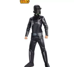 Premium costume nero stelle Death Trooper guerre per bambino