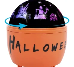 Proiettore LED rotante di Halloween 11,5x11,5x13 cm