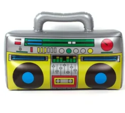 Radio gonfiabile grigia 40x28 cm