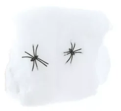 Ragnatela 20 gr. Con 2 ragni per decorazione Halloween