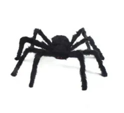 Ragno nero con zampe corte di 75 cm
