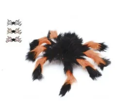 Ragno peloso arancione e nero 50 cm