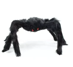 Ragno peloso nero occhi rossi 50 cm