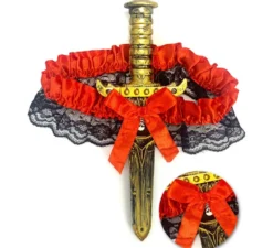 Reggicalze pirata con pugnale
