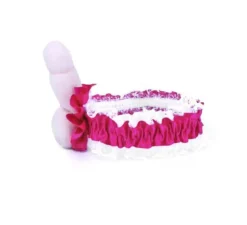 Reggicalze rosa per pene 10x18 cm