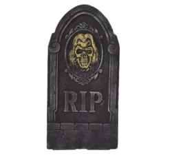 Rip tombstone con teschio 33x65 cm