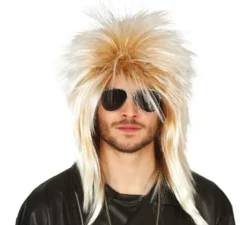 Rocker Parrucca Bionda Lisa
