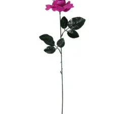 Rosa con teschio 42 cm