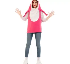 Rosa squalo costume per le donne