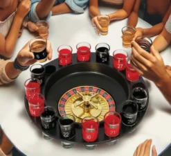 Roulette da casinò da 29 cm con 16 coppe da 4,5 cm