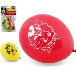 Sacchetto di 5 palloncini di mickey colori assortiti di 23 cm