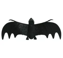 Sacchetto di 4 pipistrelli di 11 cm per Halloween