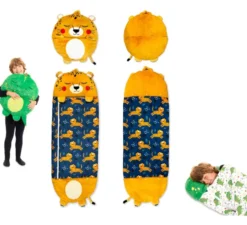 Sacco nanna leopardato da 135 cm con cuscino