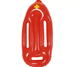 Salvagente da spiaggia gonfiabile rosso da 71 cm