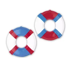 Salvagente decorativo in 2 colori assortiti 46 cm