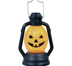 Scatola da 12 Lanterne Zucca con luce da 10 cm