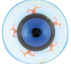 Scatola da 12 palline rimbalzanti con occhi luminosi, 5,5 cm