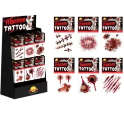Scatola da 48 tatuaggi assortiti