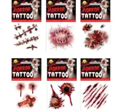 Scatola da 48 tatuaggi assortiti