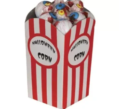 Scatola di popcorn con occhi insanguinati 9x8x16 cm