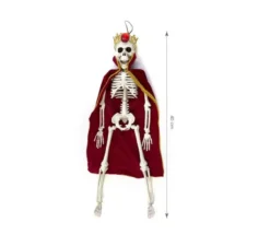 Scheletro del re del vino rosso 40 cm