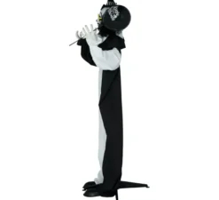 Scheletro di clown da 170 cm con suono, luce e movimento