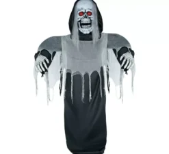 Scheletro fantasma con luce, suono e movimento 360 cm
