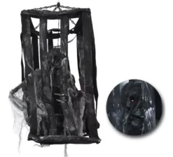 Scheletro imprigionato animato 45,5x45,5x115 cm