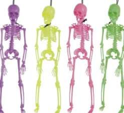 Scheletro neon di 41 cm in 4 colori assortiti