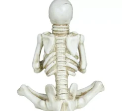 Scheletro seduto 19x14 cm