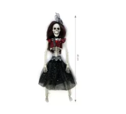 Scheletro Sposa Catrina Scuro 40 cm
