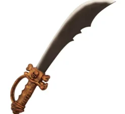 Sciabola pirata con teschio