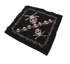 Sciarpa da pirata con teschi
